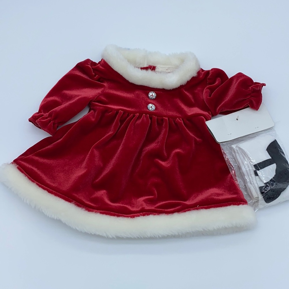 NWT George Red Holiday Dress New Born